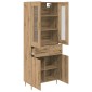 vidaXL Highboard 2 τμχ. Artisan Oak 69,5 x 34 x 180 εκ.