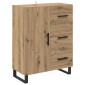vidaXL Highboard 2 τμχ. Artisan Oak 69,5 x 34 x 180 εκ.