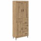 vidaXL Highboard 2 τμχ. Artisan Oak 69,5 x 34 x 180 εκ.