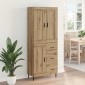 vidaXL Highboard 2 τμχ. Artisan Oak 69,5 x 34 x 180 εκ.