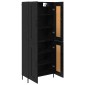 vidaXL Highboard 2 τμχ. Μαύρη Οξυά 69,5 x 34 x 180 εκ.