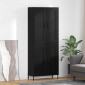 vidaXL Highboard 2 τμχ. Μαύρη Οξυά 69,5 x 34 x 180 εκ.