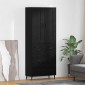 vidaXL Highboard 2 τμχ. Μαύρη Οξυά 69,5 x 34 x 180 εκ.
