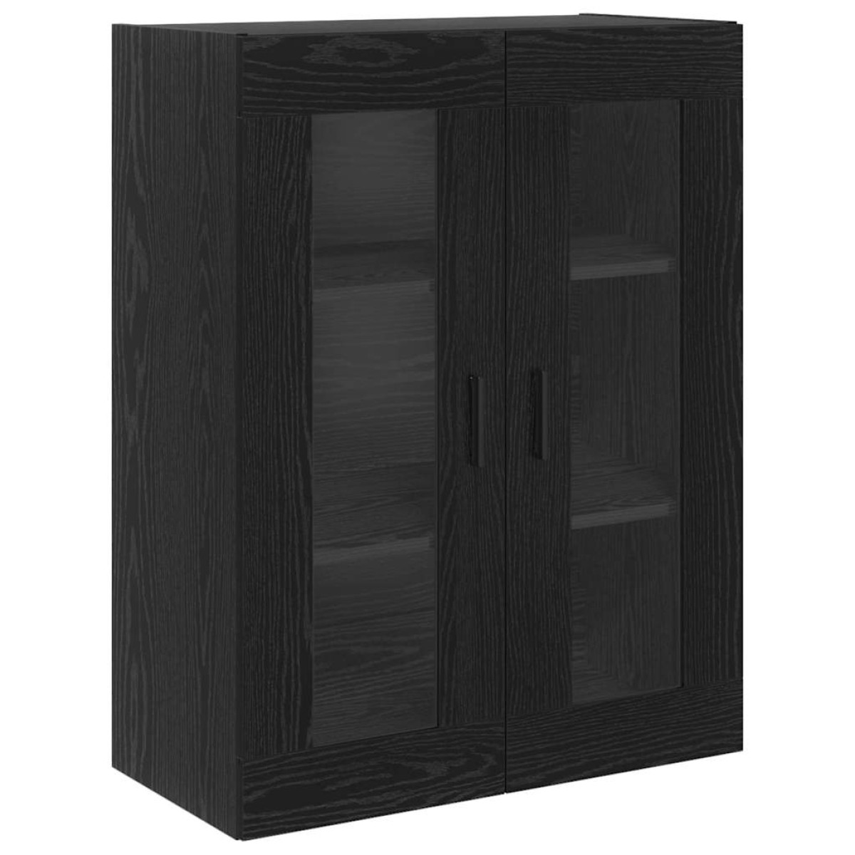 vidaXL Highboard 2 τμχ. Μαύρη Οξυά 69,5 x 34 x 180 εκ.