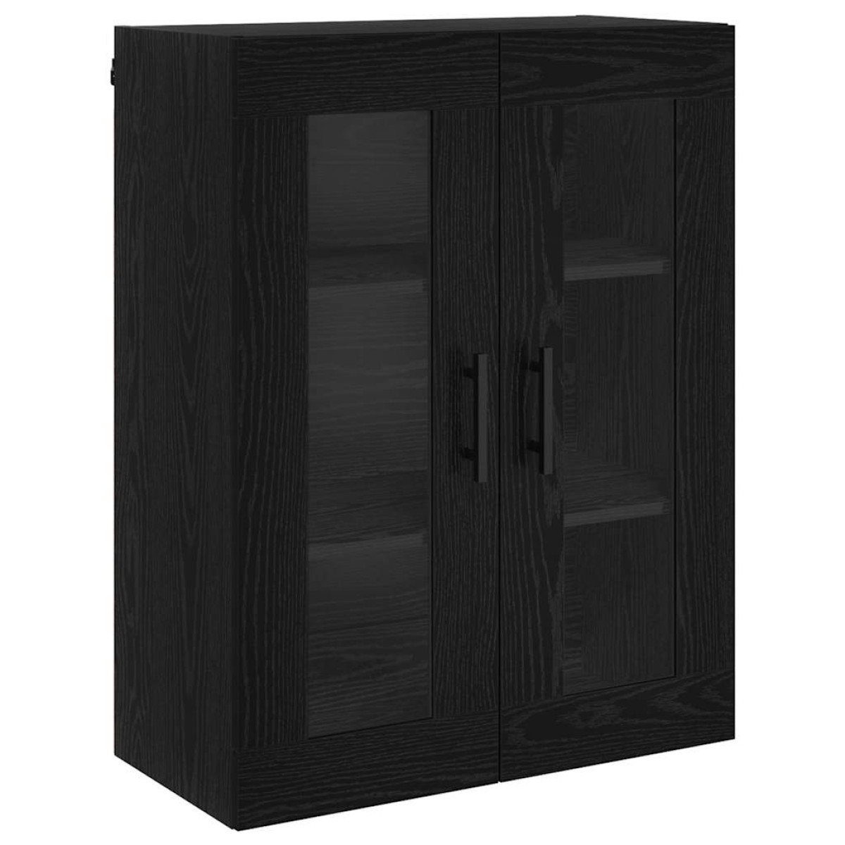 vidaXL Highboard 2 τμχ. Μαύρη Οξυά 69,5 x 34 x 180 εκ.