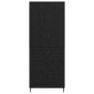 vidaXL Highboard 2 τμχ. Μαύρη δρυς 69,5 x 34 x 180 εκ.