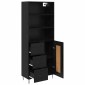 vidaXL Highboard 2 τμχ. Μαύρη Οξυά 69,5 x 34 x 180 εκ.