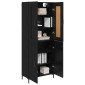 vidaXL Highboard 2 τμχ. Μαύρη Οξυά 69,5 x 34 x 180 εκ.