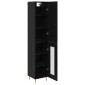 vidaXL Highboard 2 τμχ. Μαύρη Οξυά 34,5 x 34 x 180 εκ.