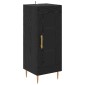 vidaXL Highboard 2 τμχ. Μαύρη Οξυά 34,5 x 34 x 180 εκ.