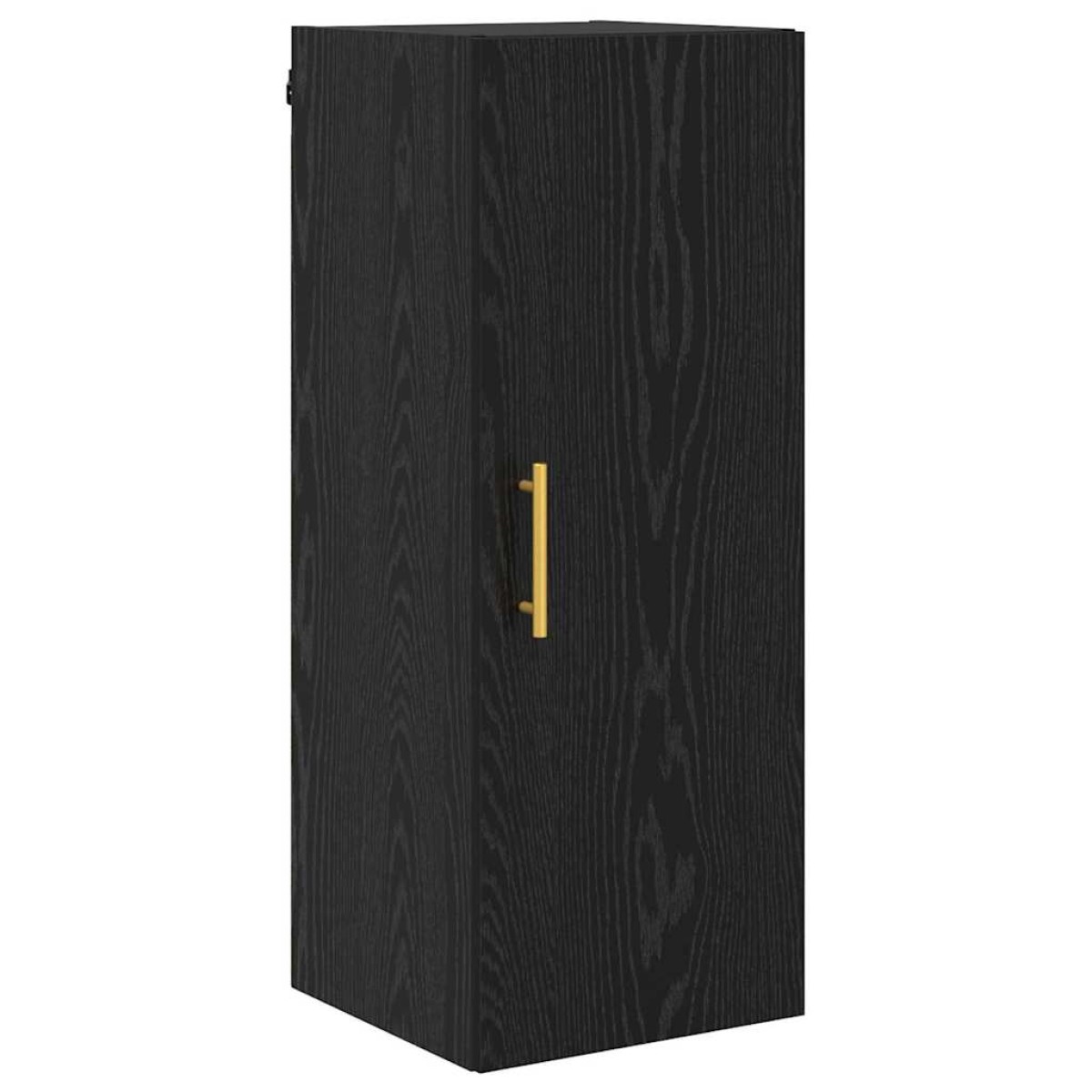 vidaXL Highboard 2 τμχ. Μαύρη Οξυά 34,5 x 34 x 180 εκ.