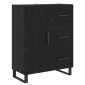 vidaXL Highboard 2 τμχ. Μαύρη Οξυά 69,5 x 34 x 180 εκ.