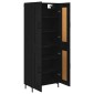 vidaXL Highboard 2 τμχ. Μαύρη Οξυά 69,5 x 34 x 180 εκ.