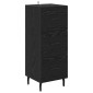 vidaXL Highboard Μαύρη Οξυά 34,5 x 34 x 180 εκ. Επεξεργασμένο Ξύλο