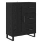 vidaXL Highboard 2 τμχ. Μαύρη Οξυά 69,5 x 34 x 180 εκ.
