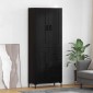 vidaXL Highboard 2 τμχ. Μαύρη Οξυά 69,5 x 34 x 180 εκ.