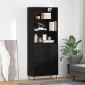 vidaXL Highboard 2 τμχ. Μαύρη Οξυά 69,5 x 34 x 180 εκ.