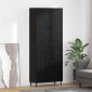 vidaXL Highboard 2 τμχ. Μαύρη δρυς 69,5 x 34 x 180 εκ.