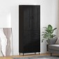 vidaXL Highboard 2 τμχ. Μαύρη Οξυά 69,5 x 34 x 180 εκ.