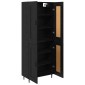 vidaXL Highboard 2 τμχ. Μαύρη Οξυά 69,5 x 34 x 180 εκ.