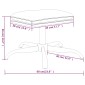 vidaXL Υποπόδιο Καφέ 60x60x36 εκ. από Ύφασμα Μικροϊνών