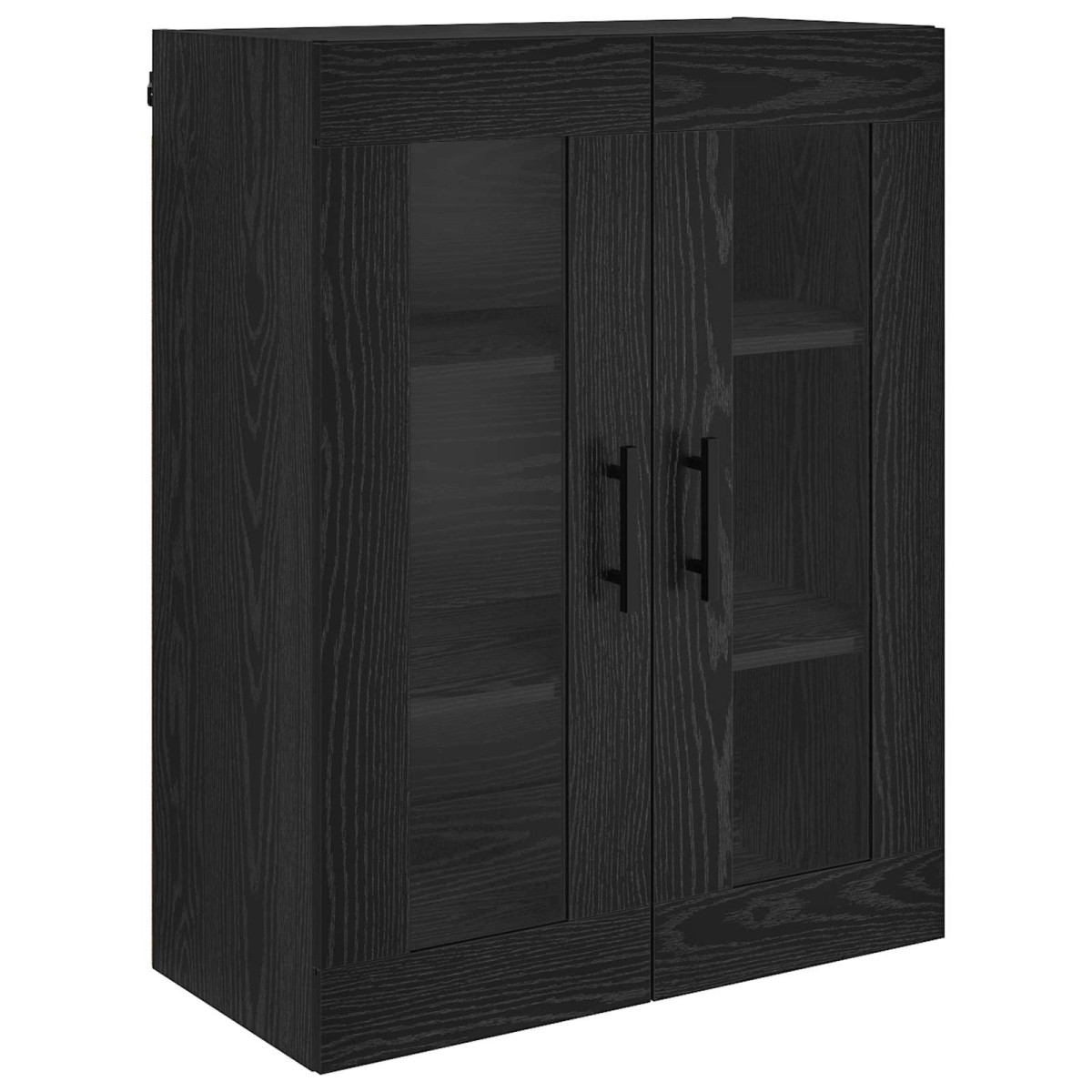 vidaXL Highboard 2 τμχ. Μαύρη Οξυά 69,5 x 34 x 180 εκ.