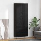 vidaXL Highboard 2 τμχ. Μαύρη Οξυά 69,5 x 34 x 180 εκ.