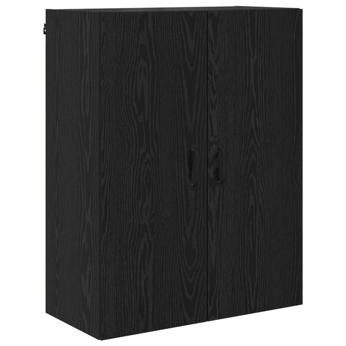vidaXL Highboard Μαύρη Οξυά 69,5 x 34 x 180 εκ. Επεξεργασμένο Ξύλο