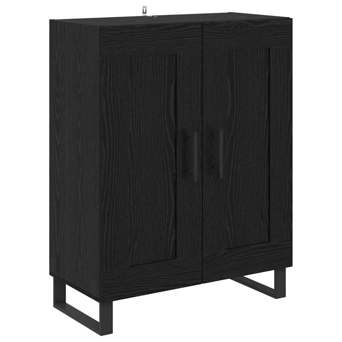 vidaXL Highboard 2 τμχ. Μαύρη Οξυά 69,5 x 34 x 180 εκ.