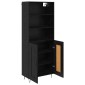 vidaXL Highboard 2 τμχ. Μαύρη Οξυά 69,5 x 34 x 180 εκ.