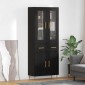 vidaXL Highboard 2 τμχ. Μαύρη Οξυά 69,5 x 34 x 180 εκ.