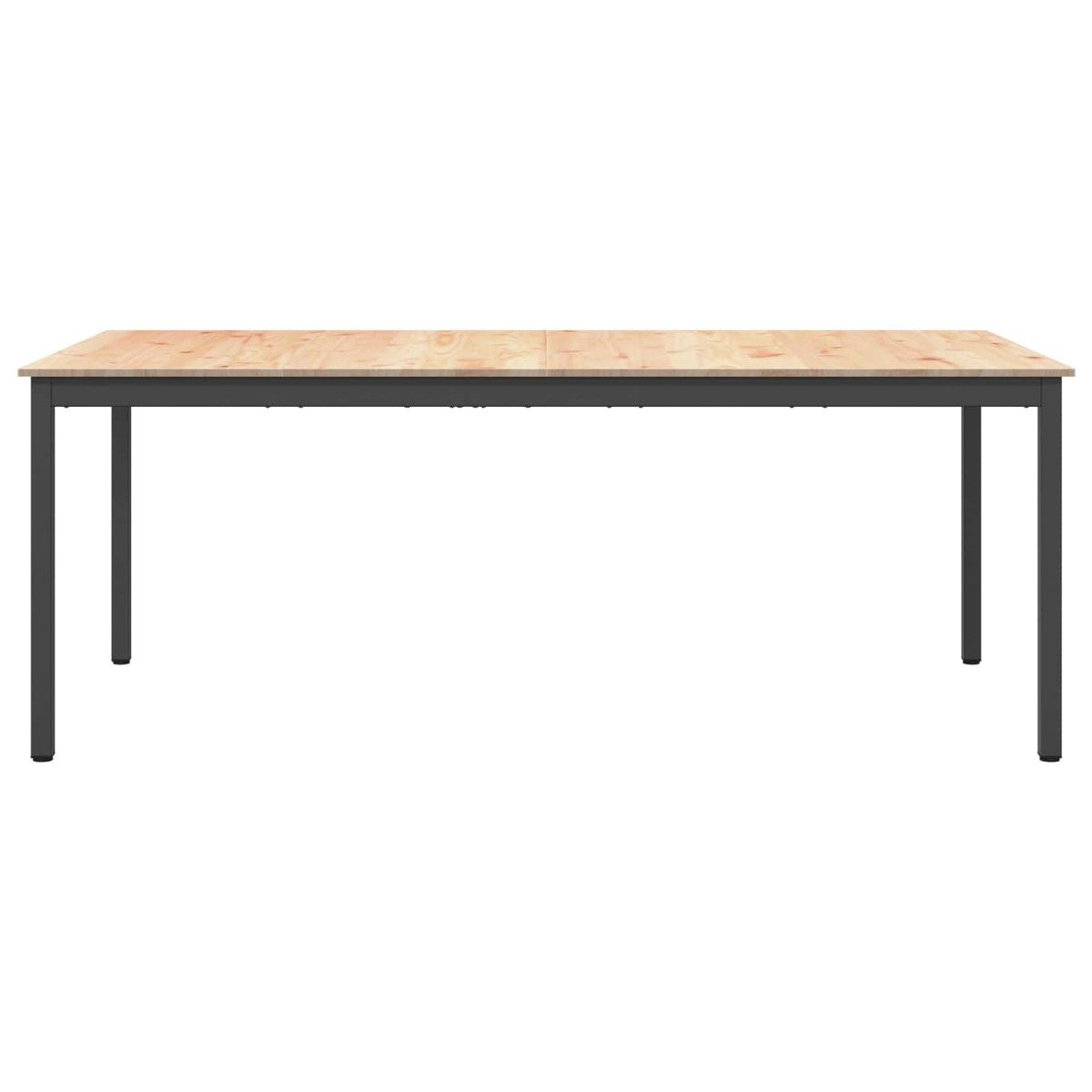 vidaXL Τραπεζαρία Φυσικό 200 x 100 x 75 cm Στερεά ξυλεία πεύκου