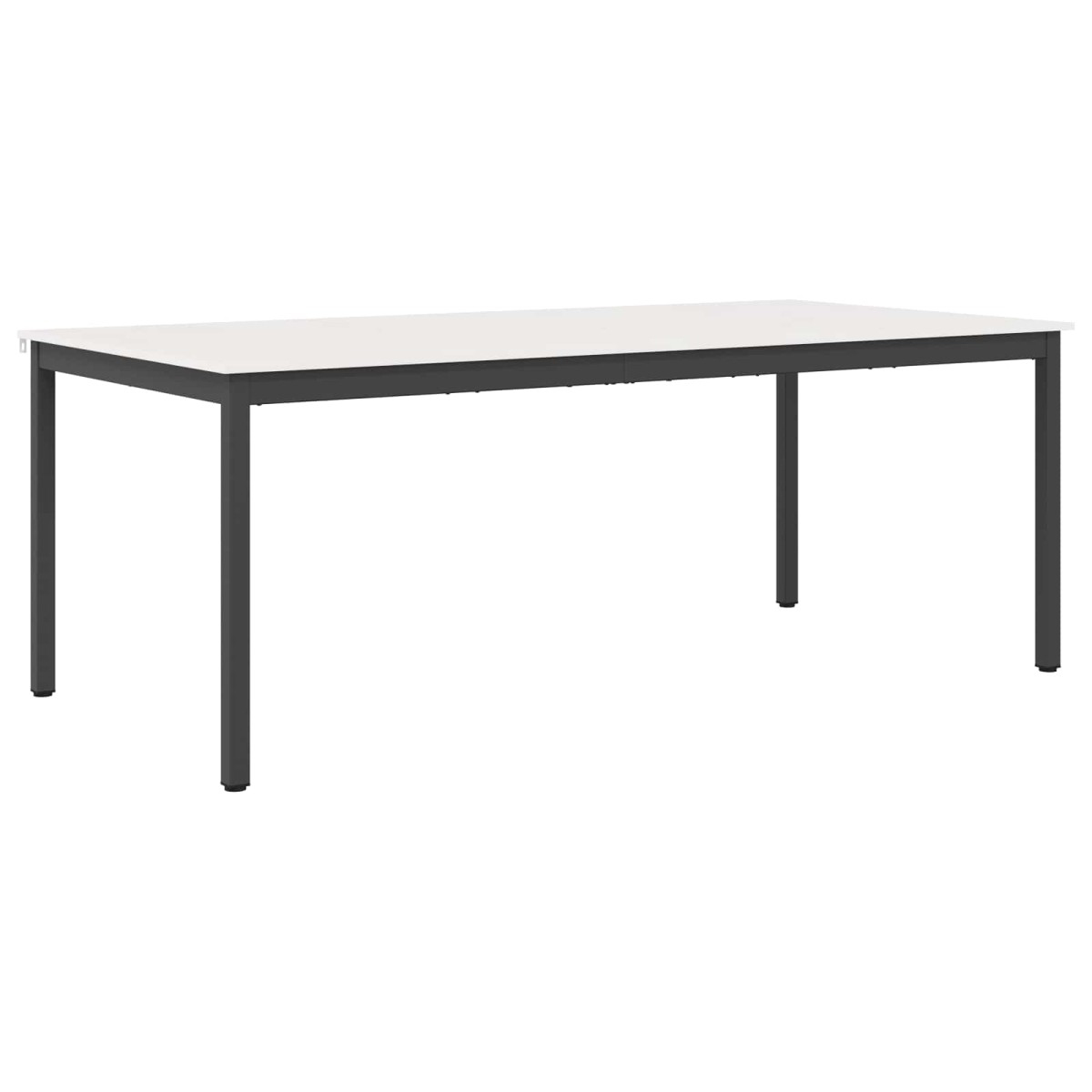 vidaXL Τραπεζαρία Λευκό 200 x 100 x 75 cm Στερεά ξυλεία πεύκου