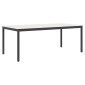 vidaXL Τραπεζαρία Λευκό 200 x 100 x 75 cm Στερεά ξυλεία πεύκου