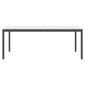 vidaXL Τραπεζαρία Λευκό 200 x 100 x 75 cm Στερεά ξυλεία πεύκου