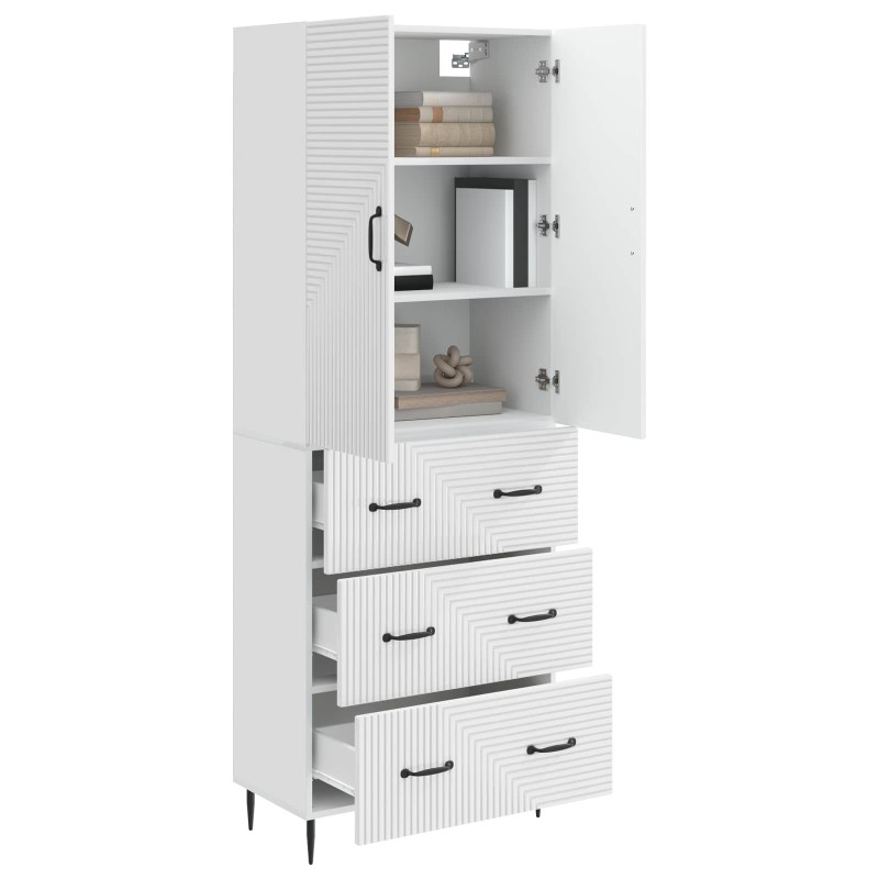 vidaXL Σέτ Ντουλαπιών 2 τμχ. 66 x 34,5 x 90 εκ Επεξεργασμένο Ξύλο