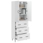 vidaXL Σέτ Ντουλαπιών 2 τμχ. 66 x 34,5 x 90 εκ Επεξεργασμένο Ξύλο