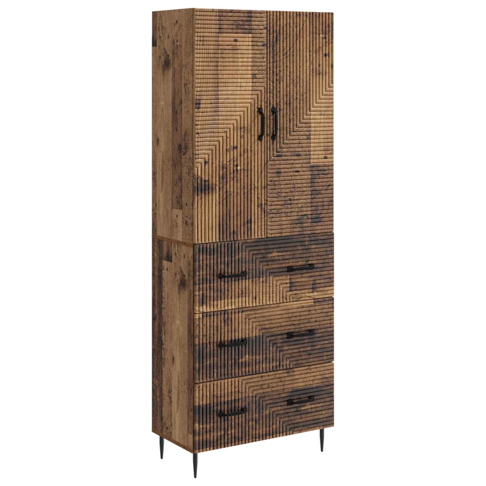 vidaXL Σέτ Ντουλαπιών 2 τμχ. 66 x 34,5 x 90 εκ Επεξεργασμένο Ξύλο
