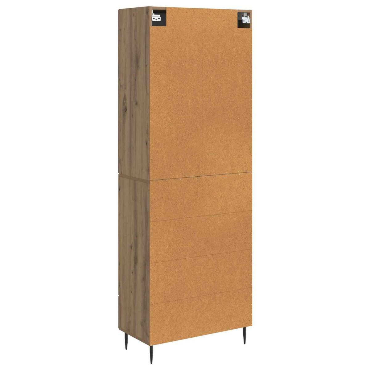 vidaXL Σέτ Ντουλαπιών 2 τμχ. 66 x 34,5 x 90 εκ Επεξεργασμένο Ξύλο