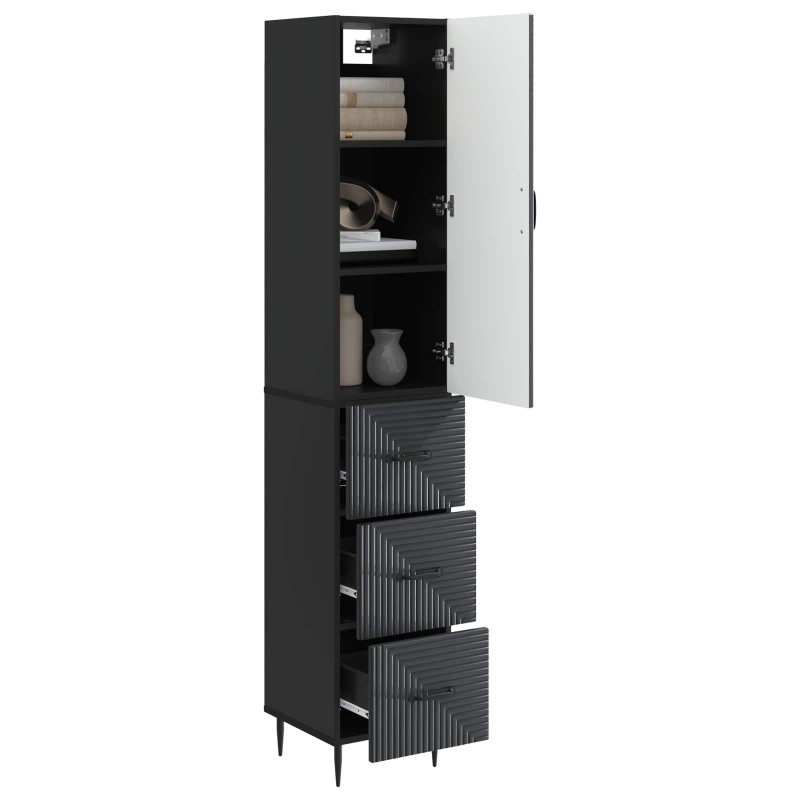 vidaXL Σέτ Ντουλαπιών 2 τμχ. 33 x 34,5 x 90 εκ Επεξεργασμένο Ξύλο