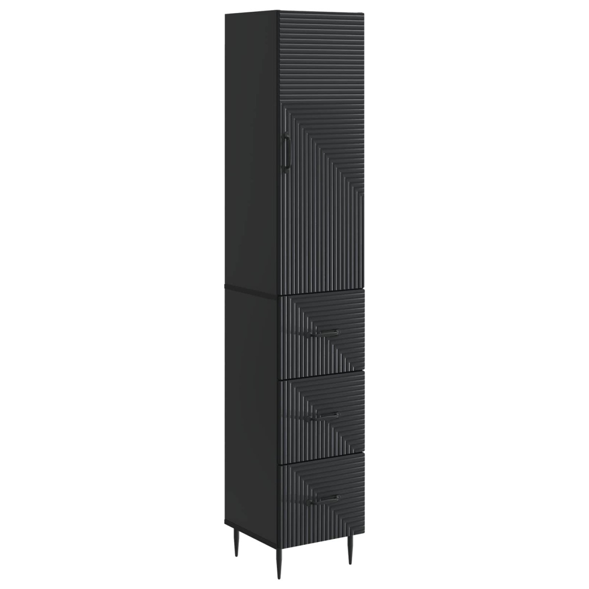 vidaXL Σέτ Ντουλαπιών 2 τμχ. 33 x 34,5 x 90 εκ Επεξεργασμένο Ξύλο