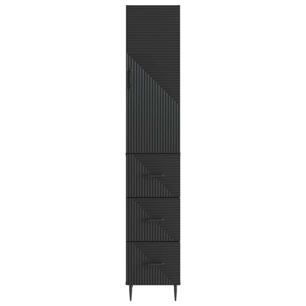 vidaXL Σέτ Ντουλαπιών 2 τμχ. 33 x 34,5 x 90 εκ Επεξεργασμένο Ξύλο
