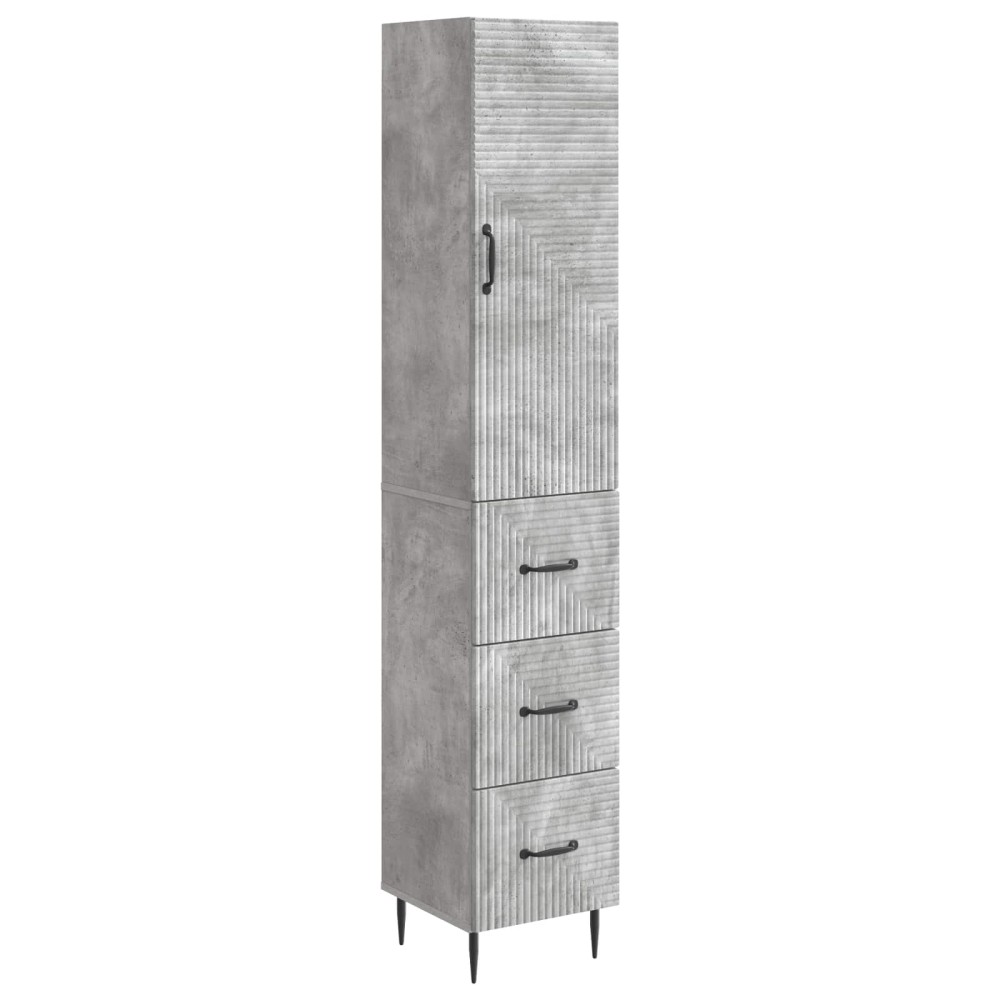 vidaXL Σέτ Ντουλαπιών 2 τμχ. 33 x 34,5 x 90 εκ Επεξεργασμένο Ξύλο