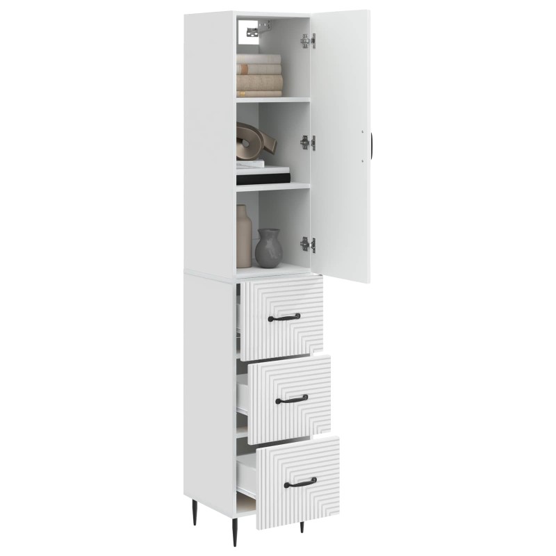 vidaXL Σέτ Ντουλαπιών 2 τμχ. 33 x 34,5 x 90 εκ Επεξεργασμένο Ξύλο