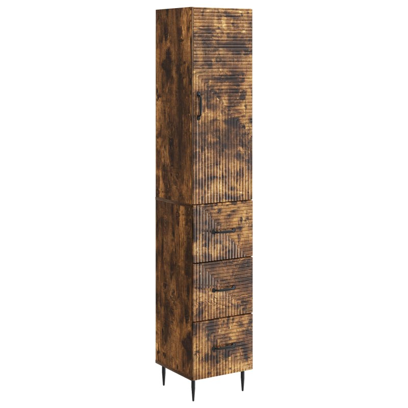 vidaXL Σέτ Ντουλαπιών 2 τμχ. 33 x 34,5 x 90 εκ Επεξεργασμένο Ξύλο