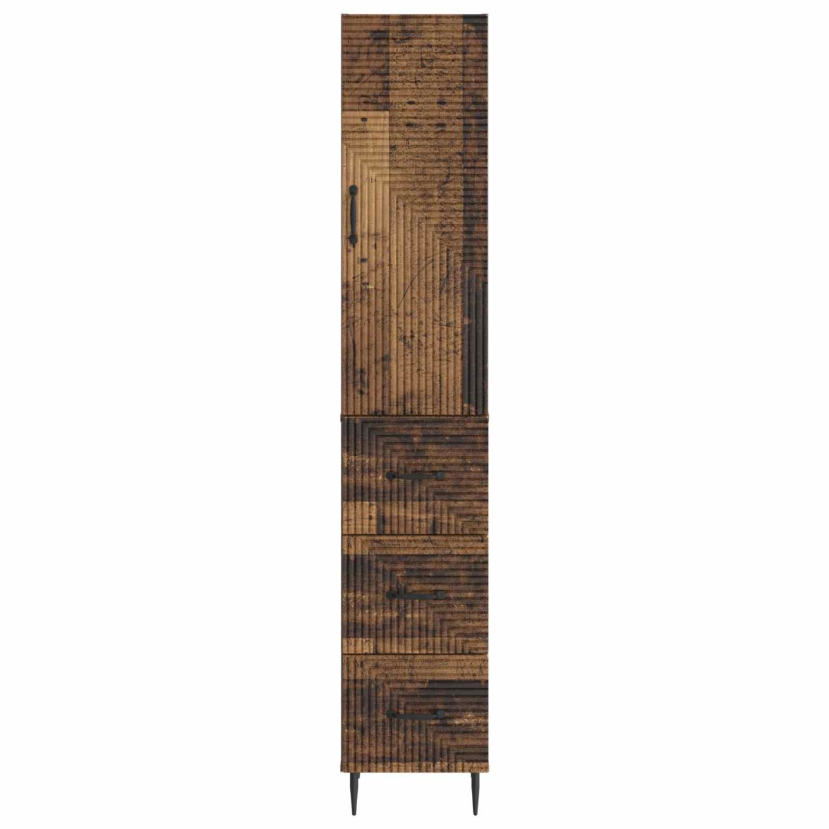 vidaXL Σέτ Ντουλαπιών 2 τμχ. 33 x 34,5 x 90 εκ Επεξεργασμένο Ξύλο