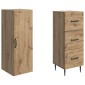 vidaXL Σέτ Ντουλαπιών 2 τμχ. 33 x 34,5 x 90 εκ Επεξεργασμένο Ξύλο