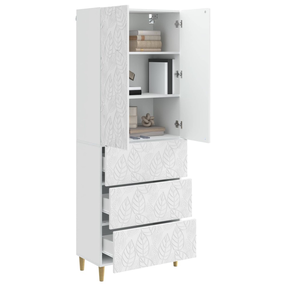 vidaXL Σέτ Ντουλαπιών 2 τμχ. 66 x 34,5 x 90 εκ Επεξεργασμένο Ξύλο