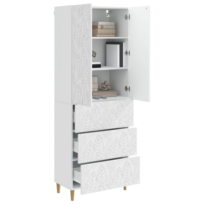 vidaXL Σέτ Ντουλαπιών 2 τμχ. 66 x 34,5 x 90 εκ Επεξεργασμένο Ξύλο
