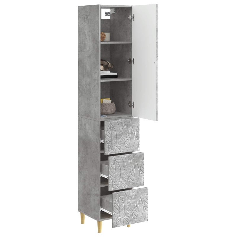 vidaXL Σέτ Ντουλαπιών 2 τμχ. 33 x 34,5 x 90 εκ Επεξεργασμένο Ξύλο